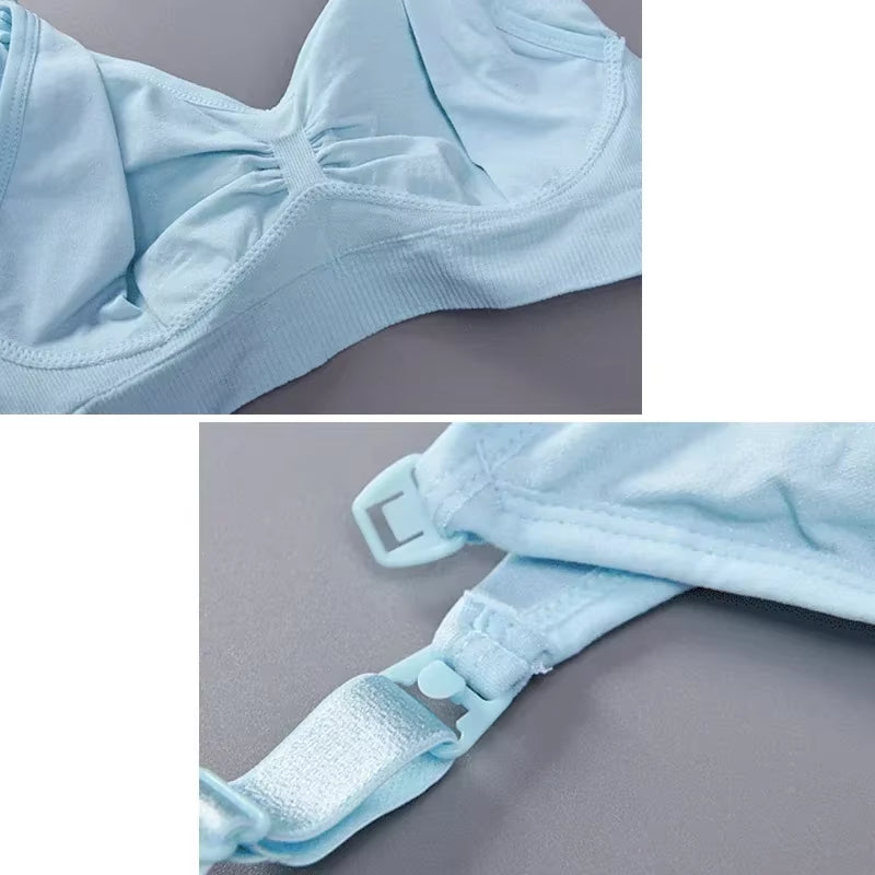 Maternity Bras Wirefree Nursing Pregnant Women Feeding Sujetador Lactancia Clothes Sagging Breastfeeding Women'S Lactancia Bra