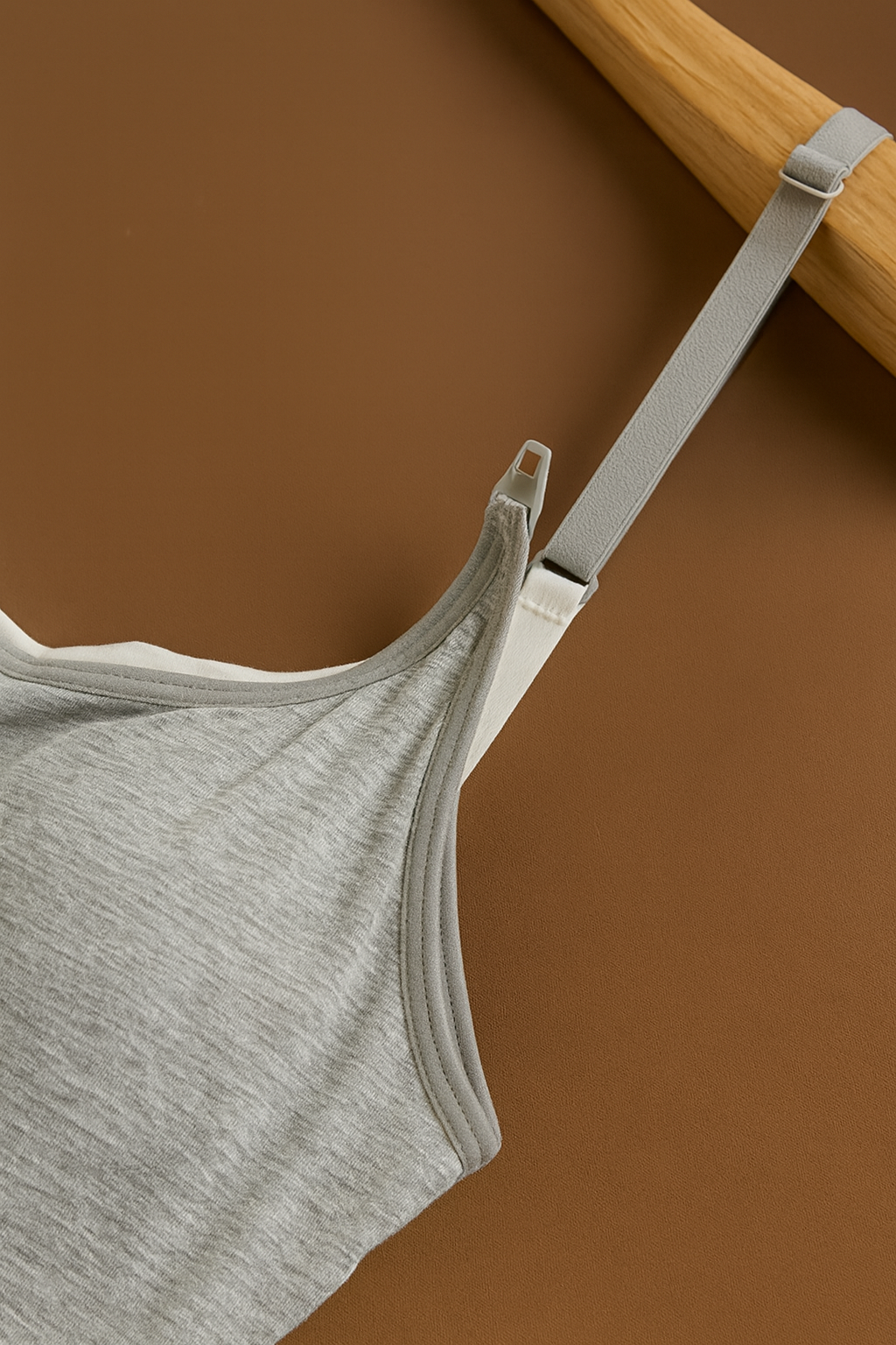 Maternity Nursing Tank Dress — Built-In Bra, Sleeveless Comfort for Pregnancy & Breastfeeding