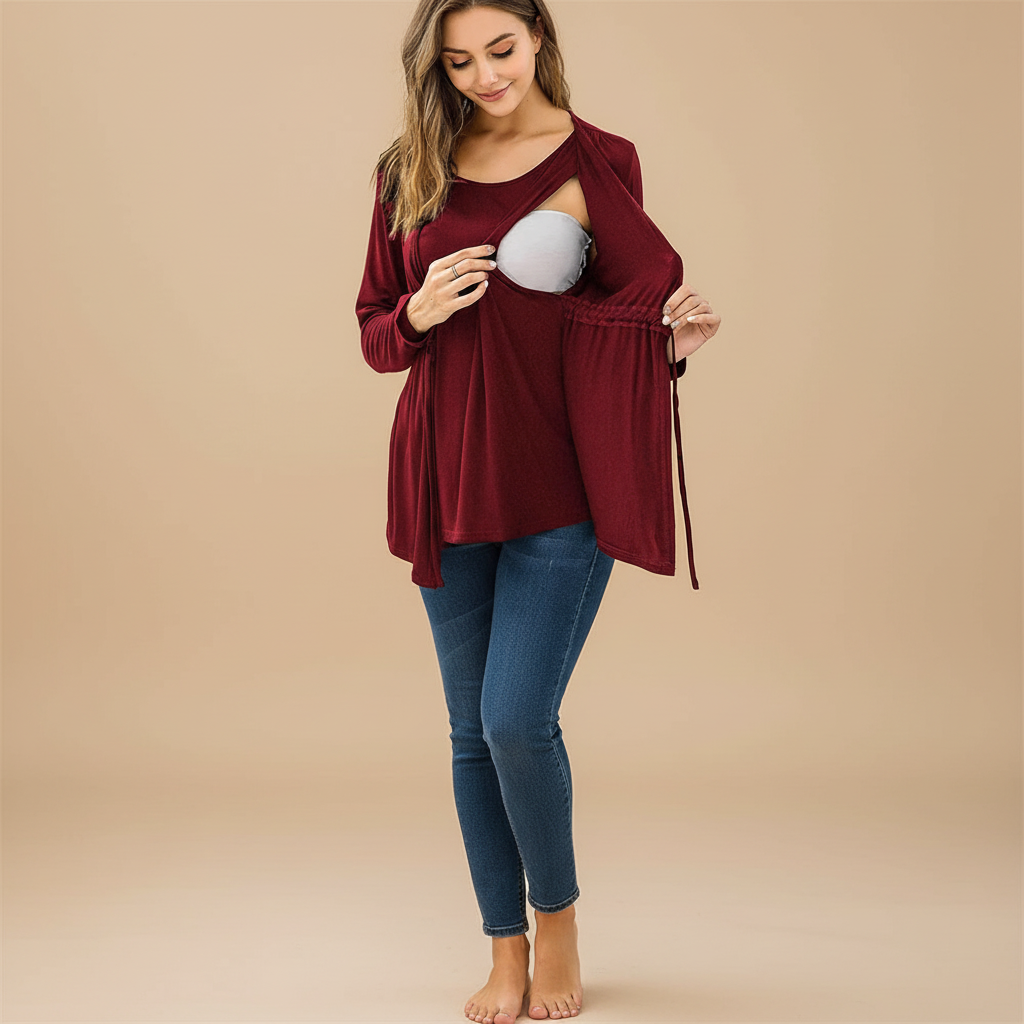 DuoLayer Nursing Top