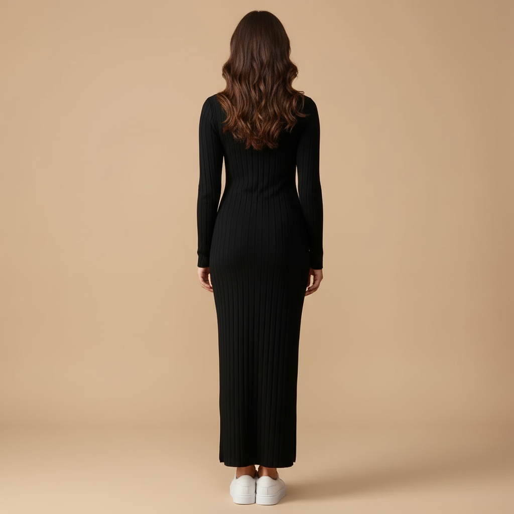 SideLine Knit Maternity Dress