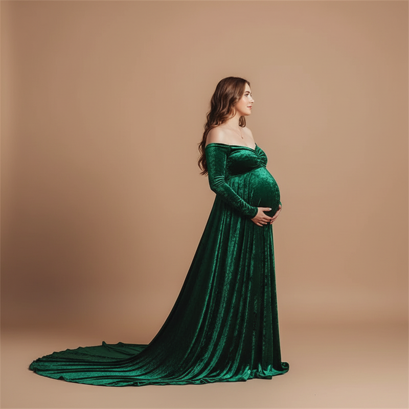 TailorSilk Maternity Gown