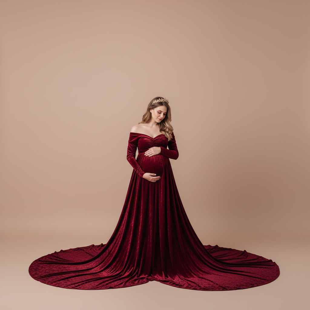 TailorSilk Maternity Gown