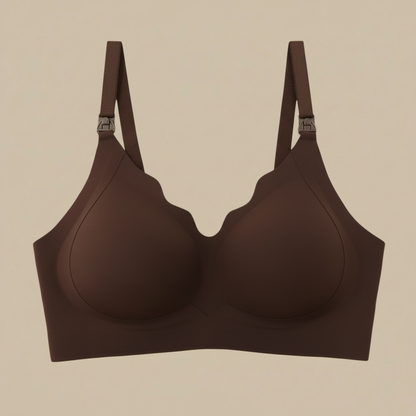 Seamless V-Neck Nursing Bra