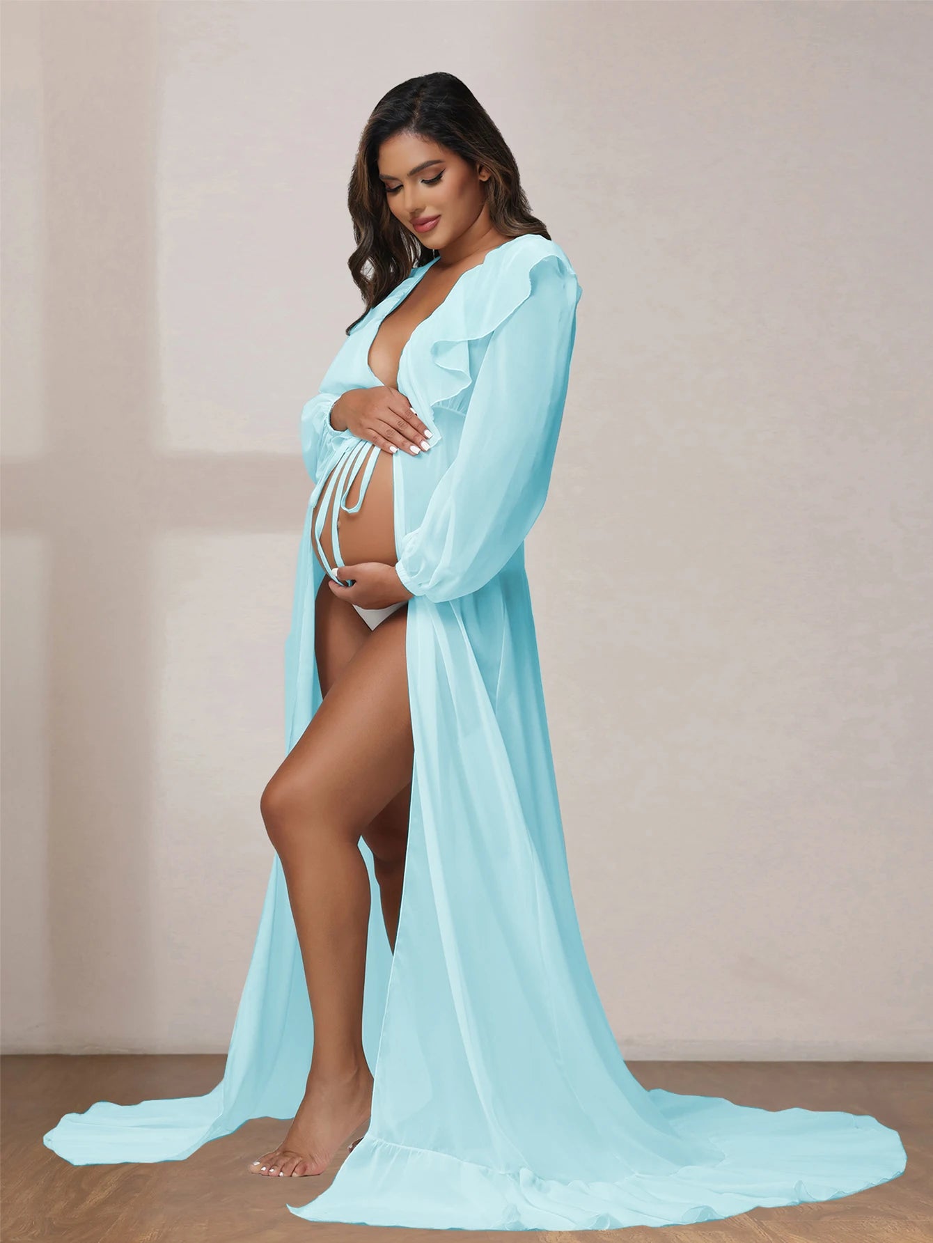 Chiffon Maternity Gown