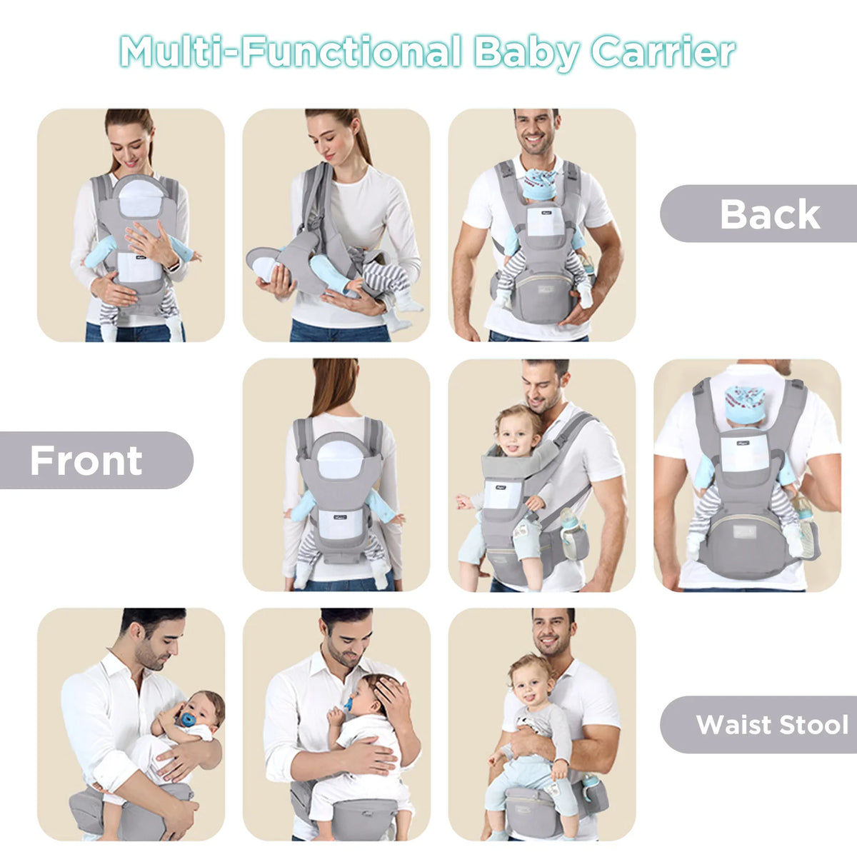 ComfortLink™ Ergonomic Baby Carrier TM