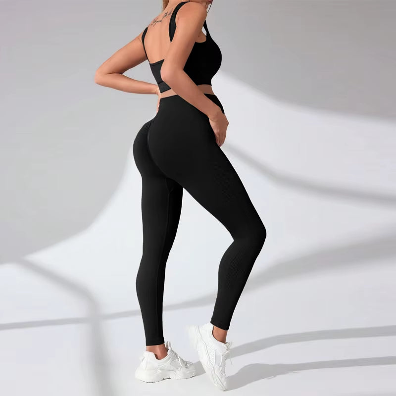 Pregnant Women Yoga Set Moisture Wicking and Quick Drying Exercise Bra Long Pants Set Maternity Women'S Sport Clothes Set