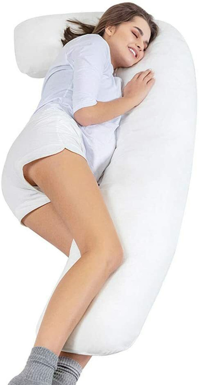 L Shaped Side Sleeper Adjustable Body Support, Maternity Full Body Pillow
